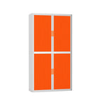 Colour Tambour Cupboard 200cm H with 4 shelves EOTAM2M TallPicture Tambour Cupboard