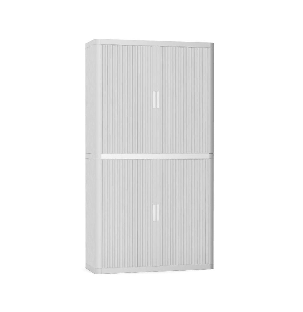 Colour Tambour Cupboard 200cm H with 4 shelves EOTAM2M TallPicture Tambour Cupboard