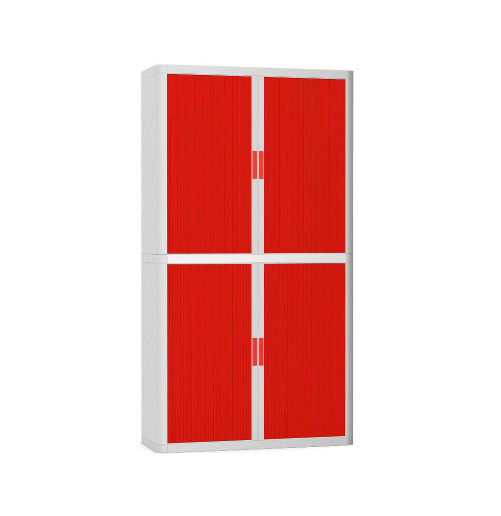 Colour Tambour Cupboard 200cm H with 4 shelves EOTAM2M TallPicture Tambour Cupboard