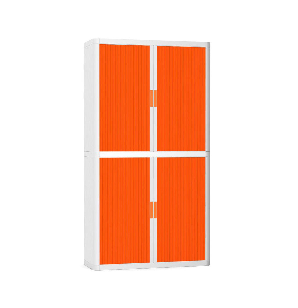 Colour Tambour Cupboard 200cm H with 4 shelves EOTAM2M TallPicture Tambour Cupboard