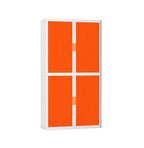 Colour Tambour Cupboard 200cm H with 4 shelves EOTAM2M TallPicture Tambour Cupboard