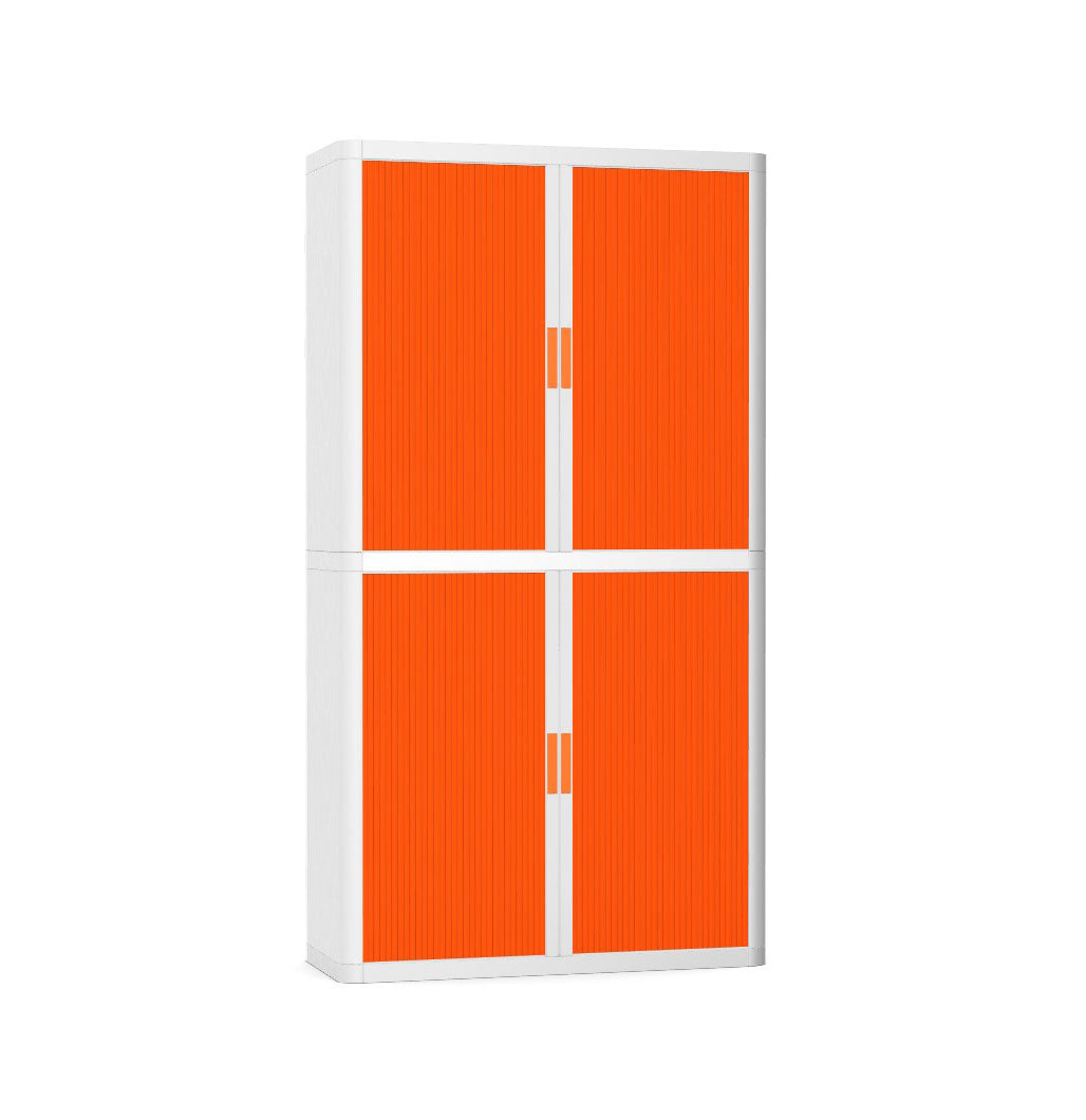 Colour Tambour Cupboard 200cm H with 4 shelves EOTAM2M TallPicture Tambour Cupboard