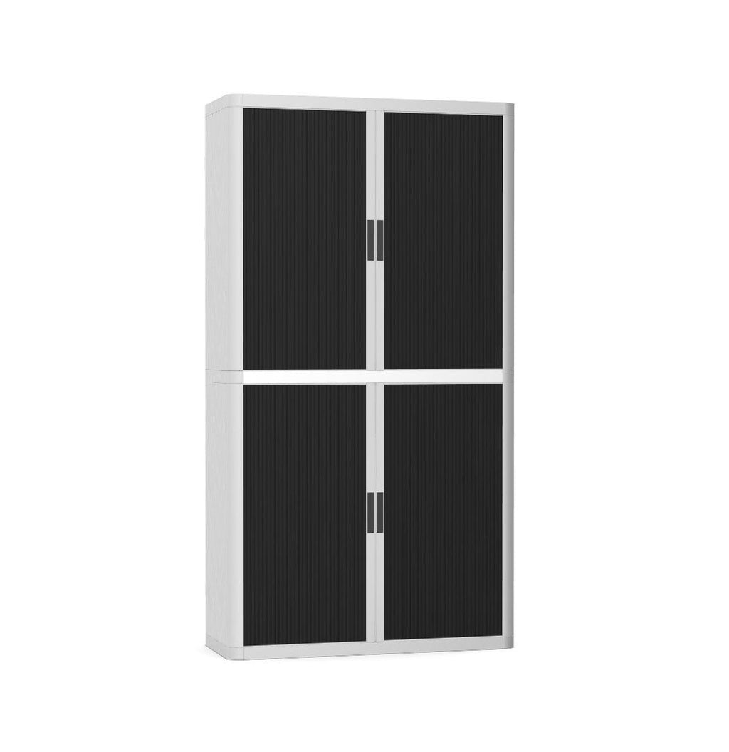 Colour Tambour Cupboard 200cm H with 4 shelves EOTAM2M TallPicture Tambour Cupboard
