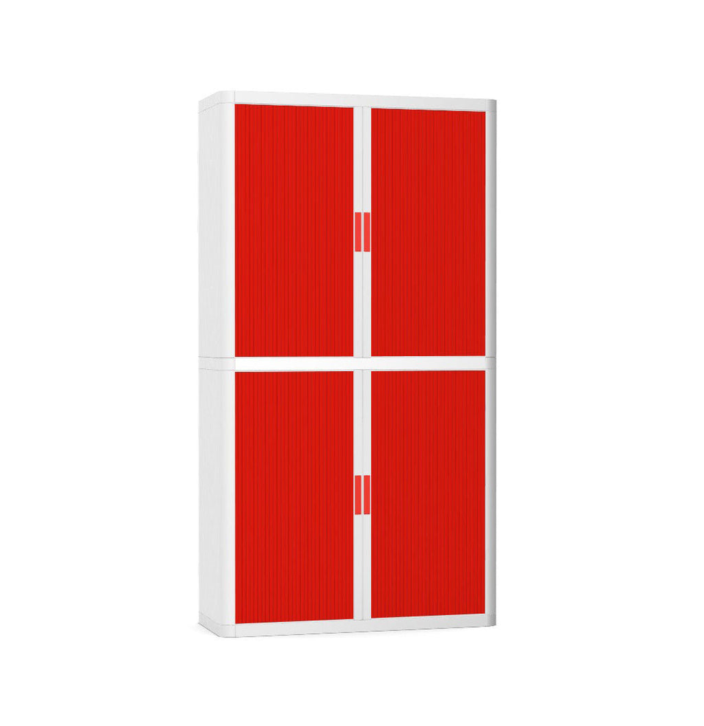 Colour Tambour Cupboard 200cm H with 4 shelves EOTAM2M TallPicture Tambour Cupboard