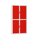 Colour Tambour Cupboard 200cm H with 4 shelves EOTAM2M TallPicture Tambour Cupboard