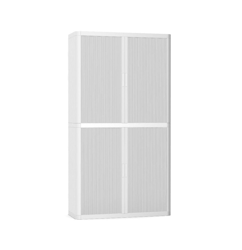 Colour Tambour Cupboard 200cm H with 4 shelves EOTAM2M TallPicture Tambour Cupboard