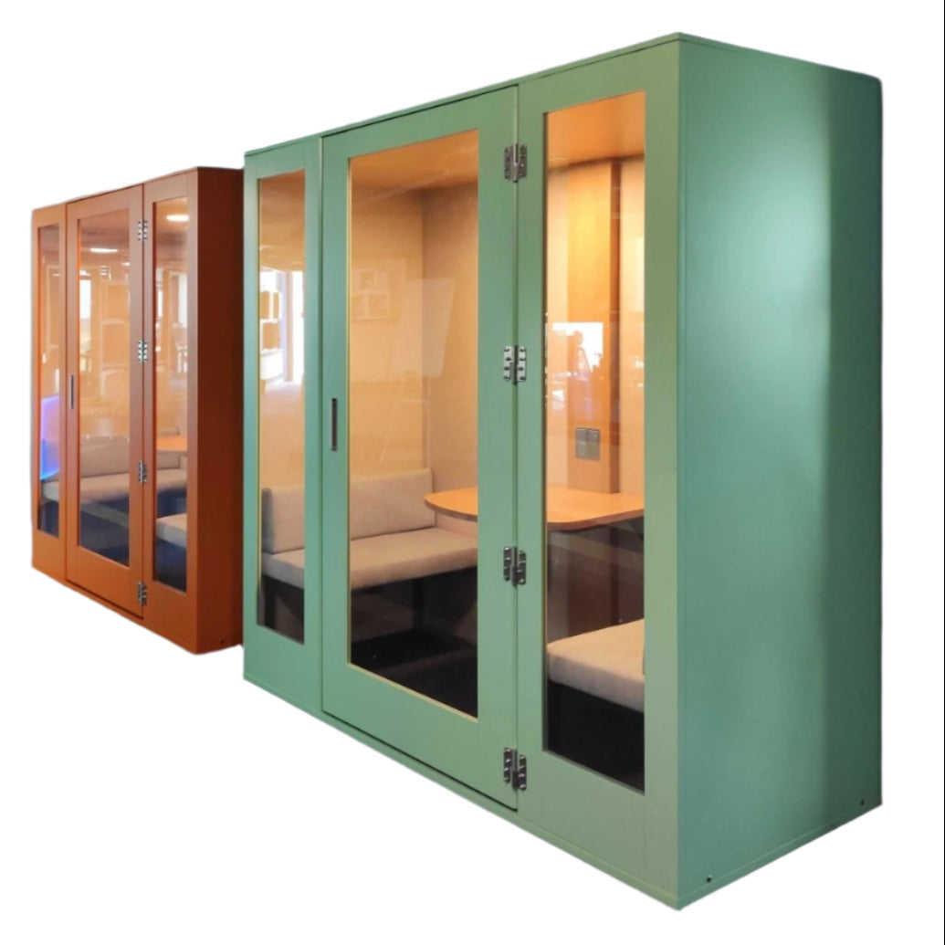 camden meavo 4-person-meeting-office-podThat’s My Office Furniture, 360 Degree View storage, desk, chair