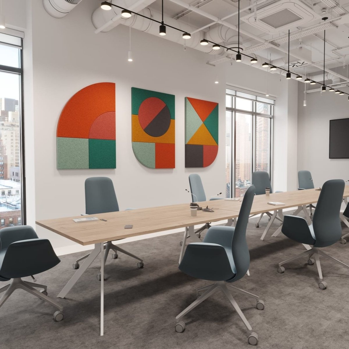 Acoustric Wall Panel Fluffo Art 1That’s My Office Furniture, 360 Degree View storage, desk, chair