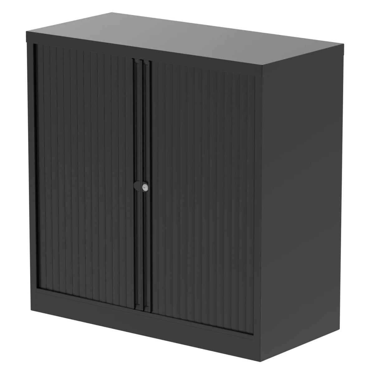 Office Tambour Cupboard Tall or Low Qube by Bisley 