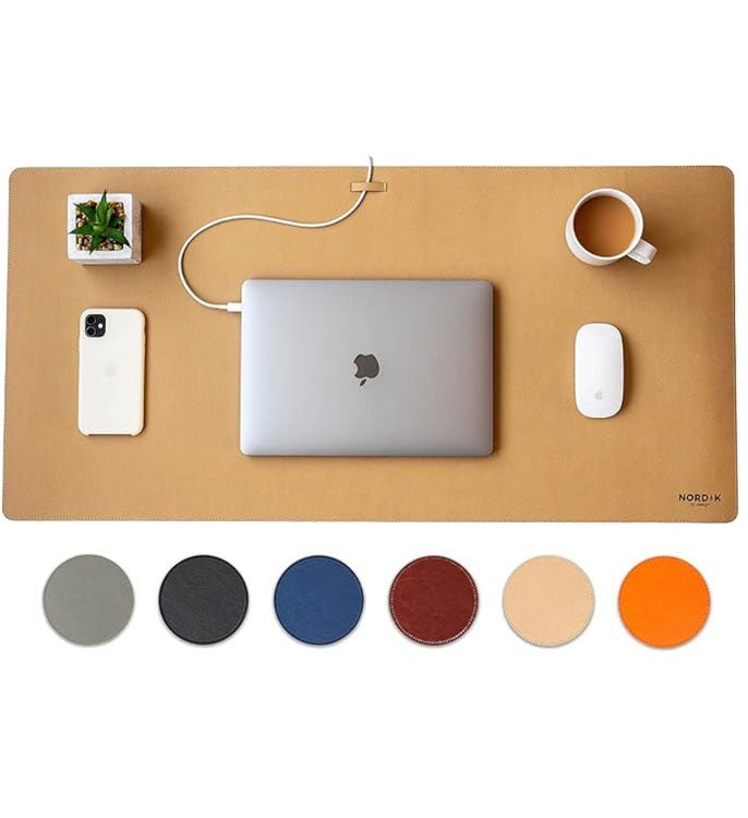 Beige Nordick-desk-mat-champagne-beigeThat’s My Office Furniture, 360 Degree View storage, desk, chair