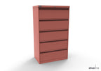 Silverline Media Card Index Filing Cabinet  6900 drawer CIUR55 CIUR55-Black-IA55D5SD023 Add 5 Dividers