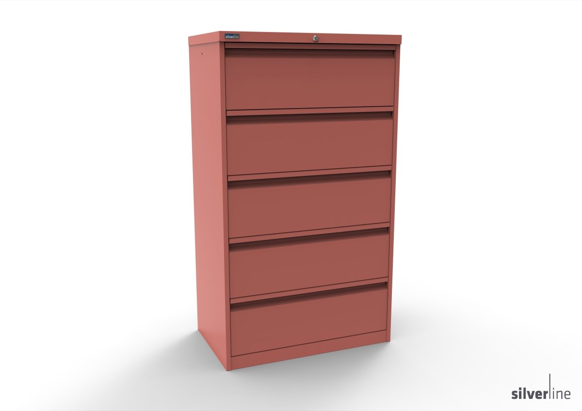 Silverline Media Card Index Filing Cabinet  6900 drawer CIUR55 CIUR55-Black-IA55D5SD023 Add 5 Dividers