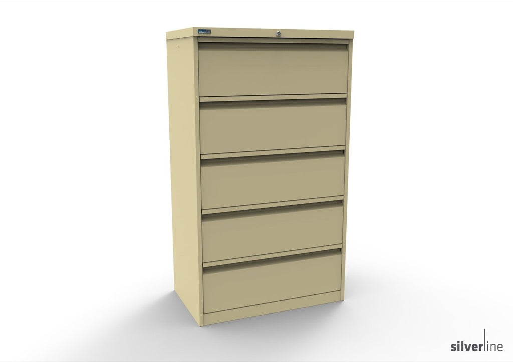 Silverline Media Card Index Filing Cabinet  6900 drawer CIUR55 CIUR55-Black-IA55D5SD023 x2 Add 10 Dividers