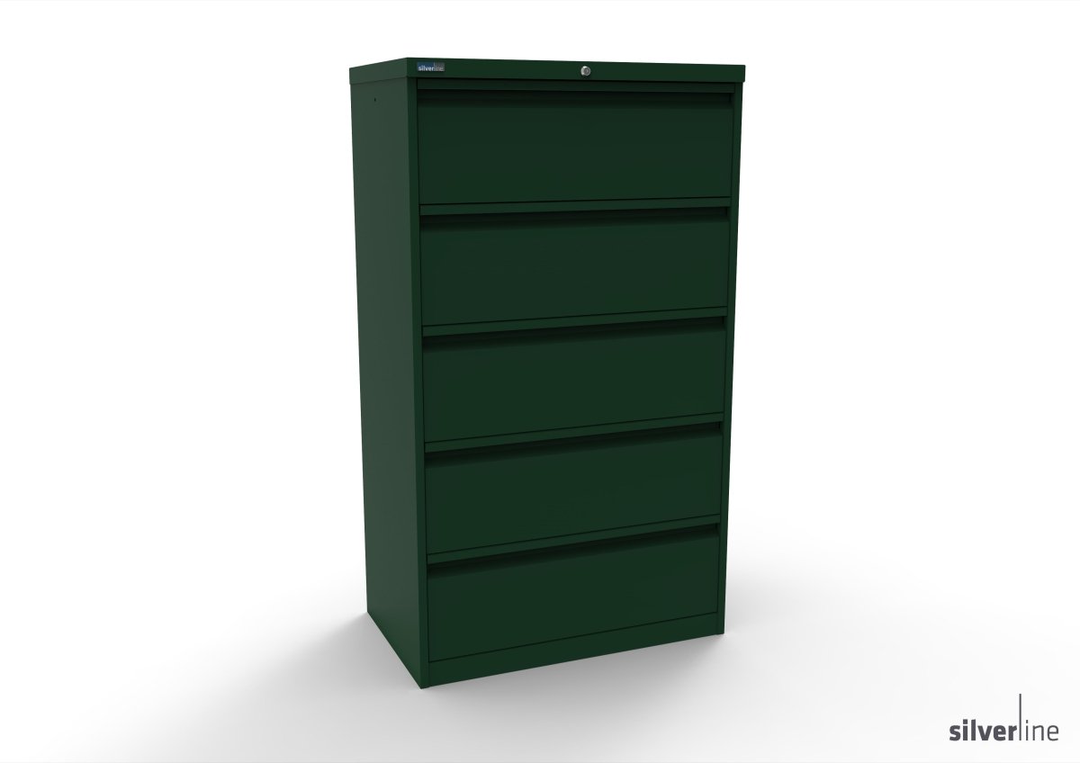 Silverline Media Card Index Filing Cabinet  6900 drawer CIUR55 CIUR55-Blue-IA55D5SD023 x2 Add 10 Dividers