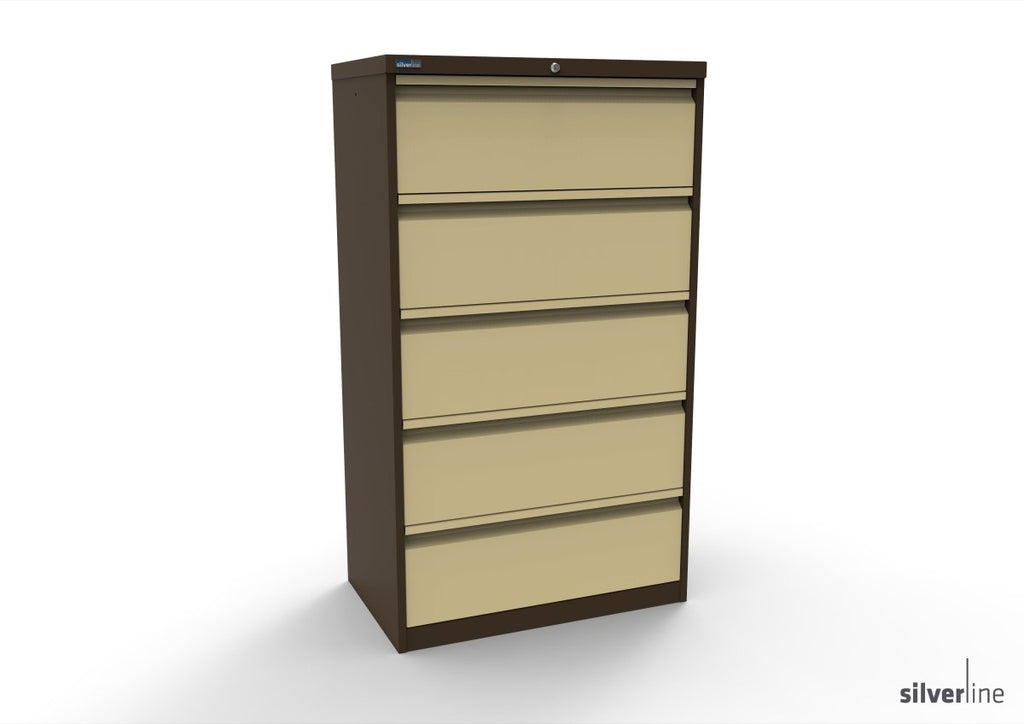 Silverline Media Card Index Filing Cabinet  6900 drawer CIUR55 CIUR55-Blue-IA55D5SD023 x4 Add 20 Dividers