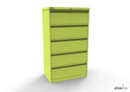 Silverline Media Card Index Filing Cabinet  6900 drawer CIUR55 CIUR55-Chlorophyll-IA55D5SD023 Add 5 Dividers