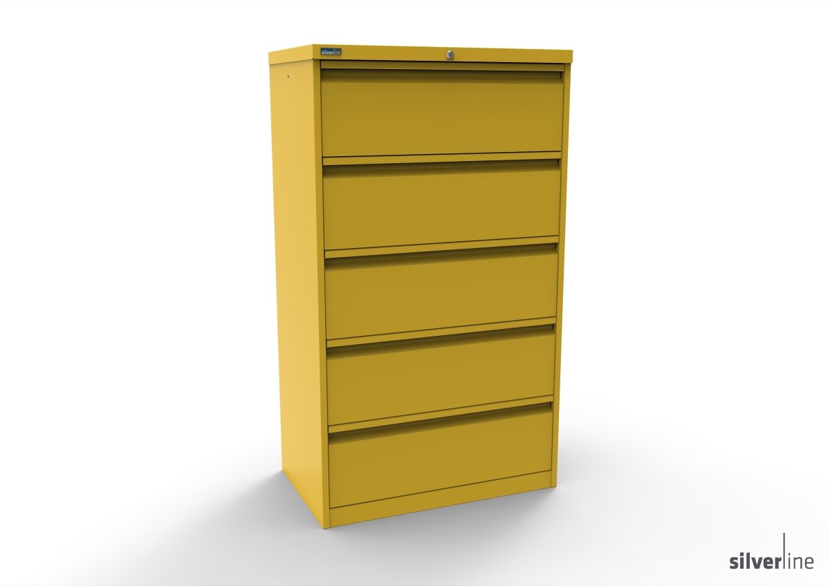 Silverline Media Card Index Filing Cabinet  6900 drawer CIUR55 CIUR55-Graphite Grey-IA55D5SD023 Add 5 Dividers