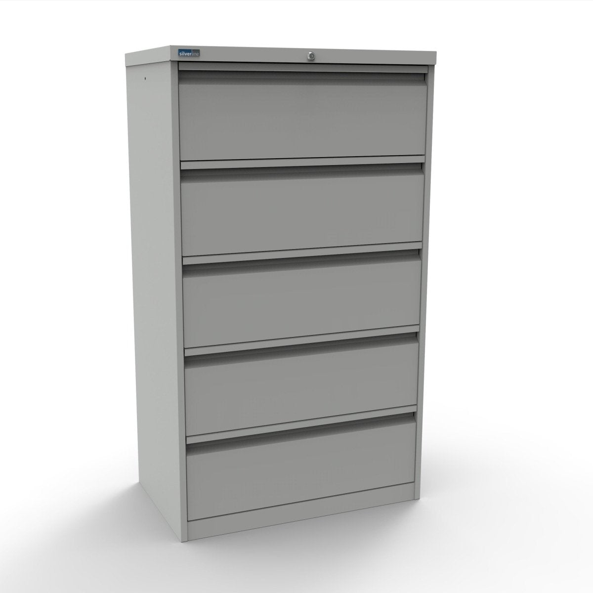 Silverline Media Card Index Filing Cabinet 3 rows of A5 cards 6900 per drawer CIUR55 CIUR55-Antique Pink None