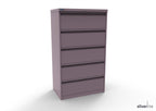 Silverline Media Card Index Filing Cabinet  6900 drawer CIUR55 CIUR55-Light Grey-IA55D5SD023 Add 5 Dividers