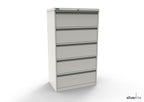 Silverline Media Card Index Filing Cabinet  6900 drawer CIUR55 CIUR55-Ocean Cobalt-IA55D5SD023 Add 5 Dividers