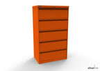 Silverline Media Card Index Filing Cabinet  6900 drawer CIUR55 CIUR55-Ocean Cobalt-IA55D5SD023 x2 Add 10 Dividers