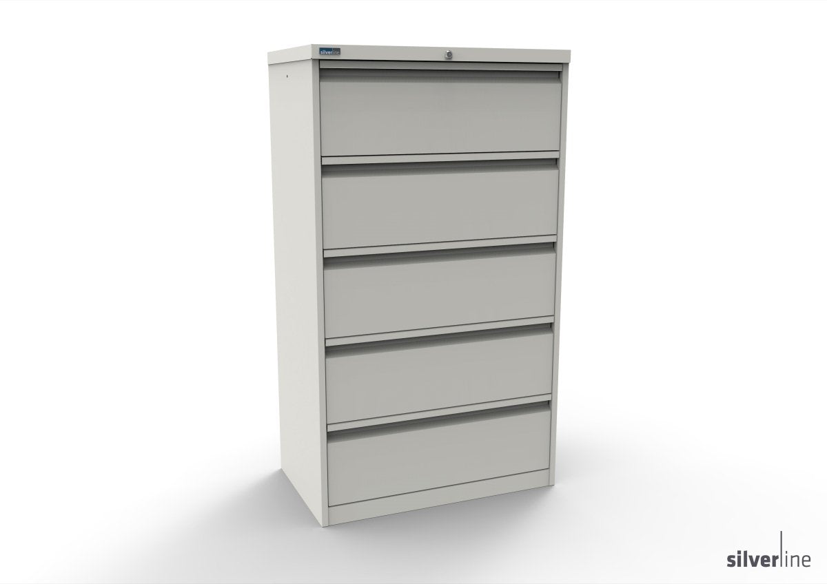 Silverline Media Card Index Filing Cabinet  6900 drawer CIUR55 CIUR55-Racing Green-IA55D5SD023 x4 Add 20 Dividers