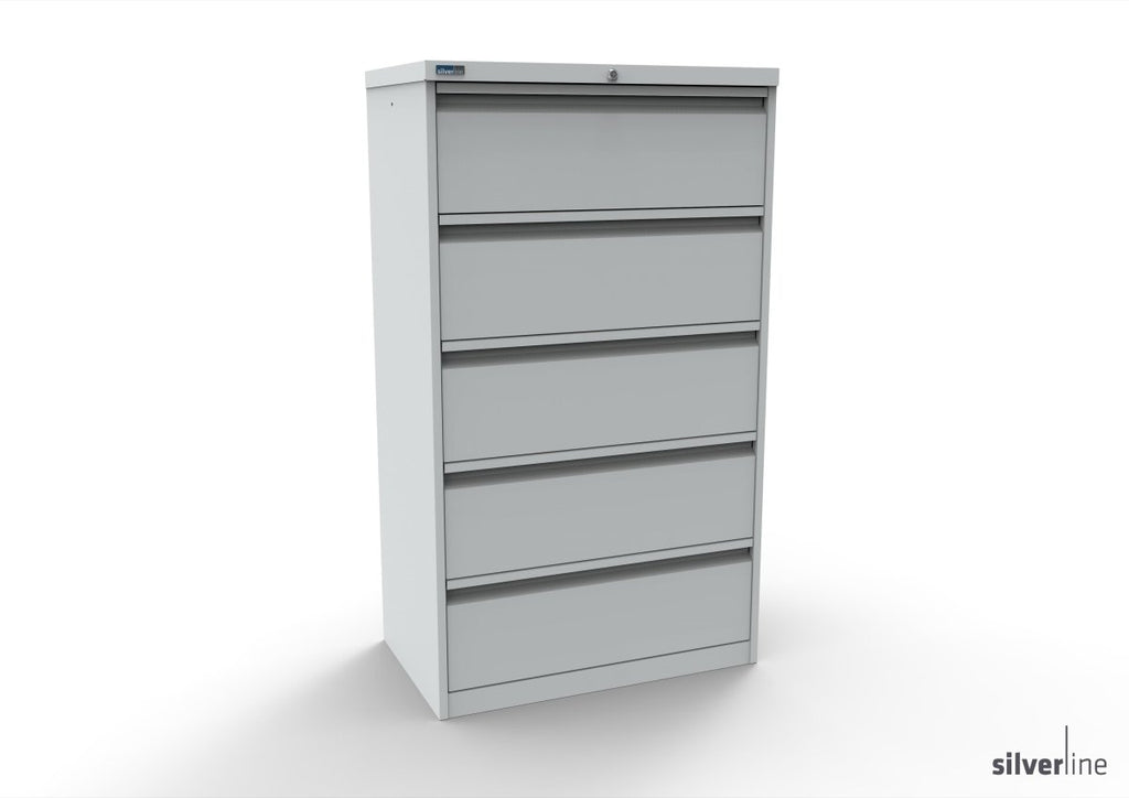 Silverline Media Card Index Filing Cabinet  6900 drawer CIUR55 CIUR55-Red-IA55D5SD023 Add 5 Dividers