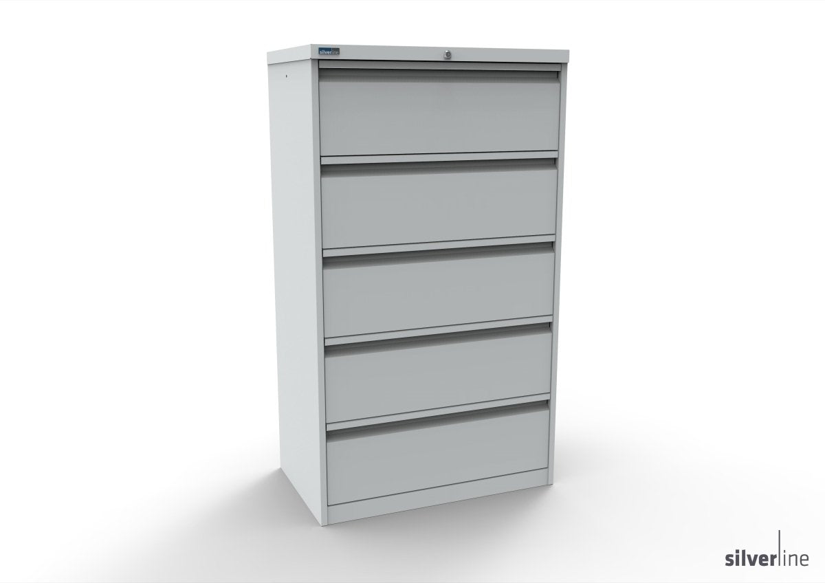 Silverline Media Card Index Filing Cabinet  6900 drawer CIUR55 CIUR55-Red-IA55D5SD023 Add 5 Dividers