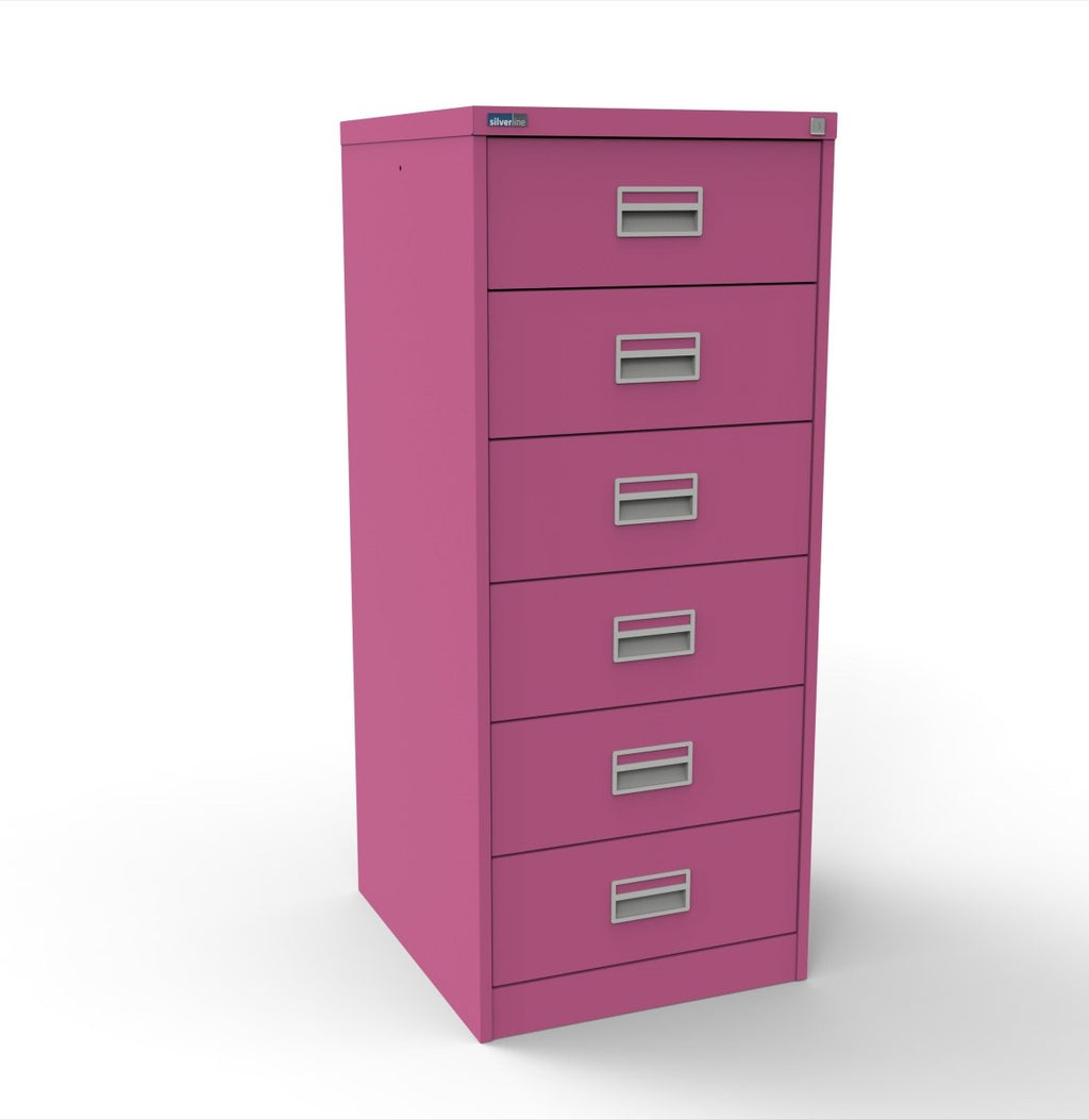 Optician and Optical Record Card Filing Cabinet A5  570 cards or 74DVD's per drawer CIUR65-Goose Grey None