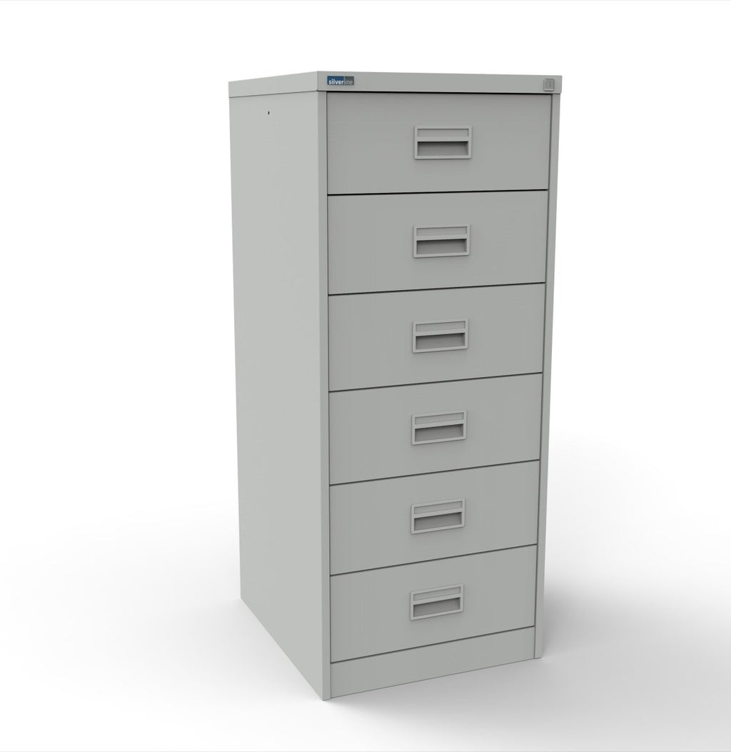 Optician Optical Record Card Filing Cabinet A5  570 cards drawer CIUR65-Goose Grey-IA65D5SD023 x2 Add 10 Dividers