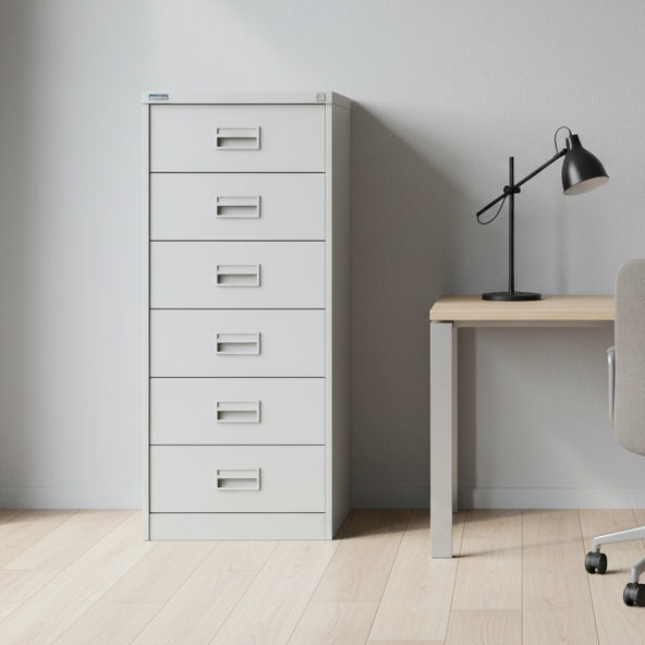 Optician Optical Record Card Filing Cabinet A5  570 cards drawer CIUR65-Goose Grey-IA65D5SD023 x2 Add 10 Dividers