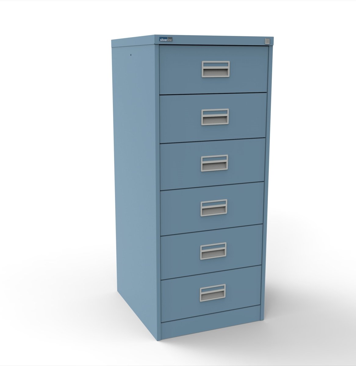 Optician and Optical Record Card Filing Cabinet A5  570 cards or 74DVD's per drawer CIUR65-Graphite Grey None