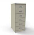 Optician and Optical Record Card Filing Cabinet A5  570 cards or 74DVD's per drawer CIUR65-Light Grey None