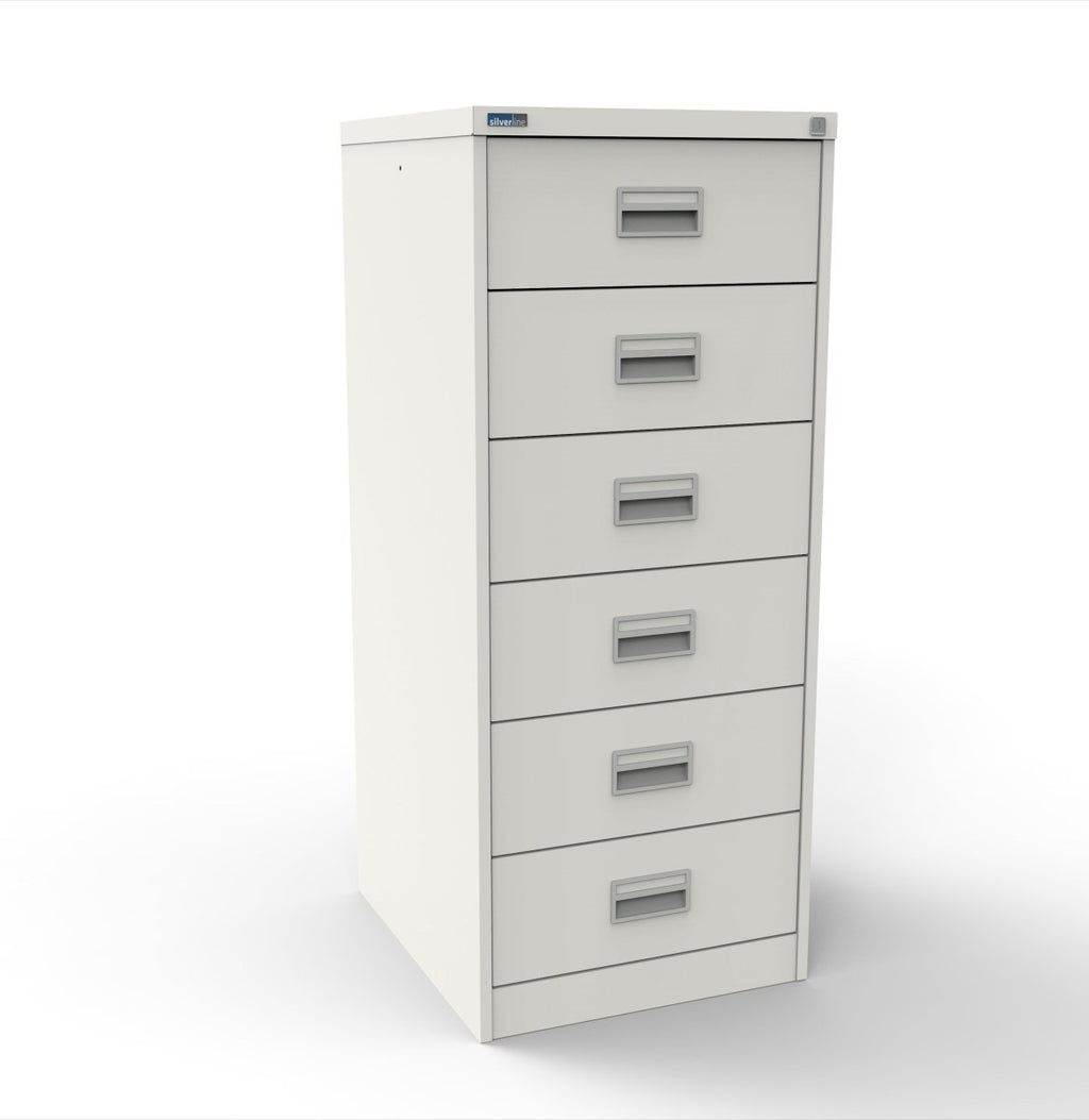 Optician Optical Record Card Filing Cabinet A5  570 cards drawer CIUR65-Light Grey-IA65D5SD023 Add 5 Dividers