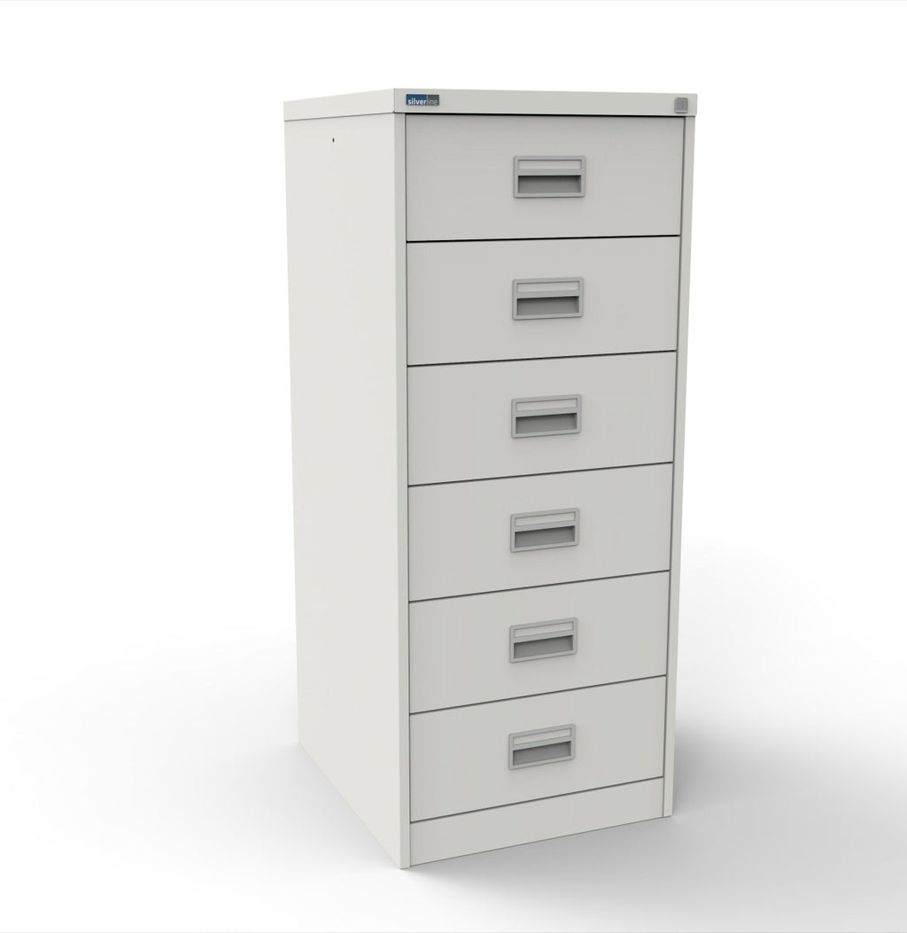 Optician Optical Record Card Filing Cabinet A5  570 cards drawer CIUR65-Light Grey-IA65D5SD023 x4 Add 20 Dividers