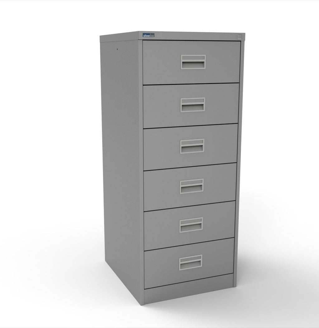 Optician and Optical Record Card Filing Cabinet A5  570 cards or 74DVD's per drawer CIUR65-Ocean Cobalt None