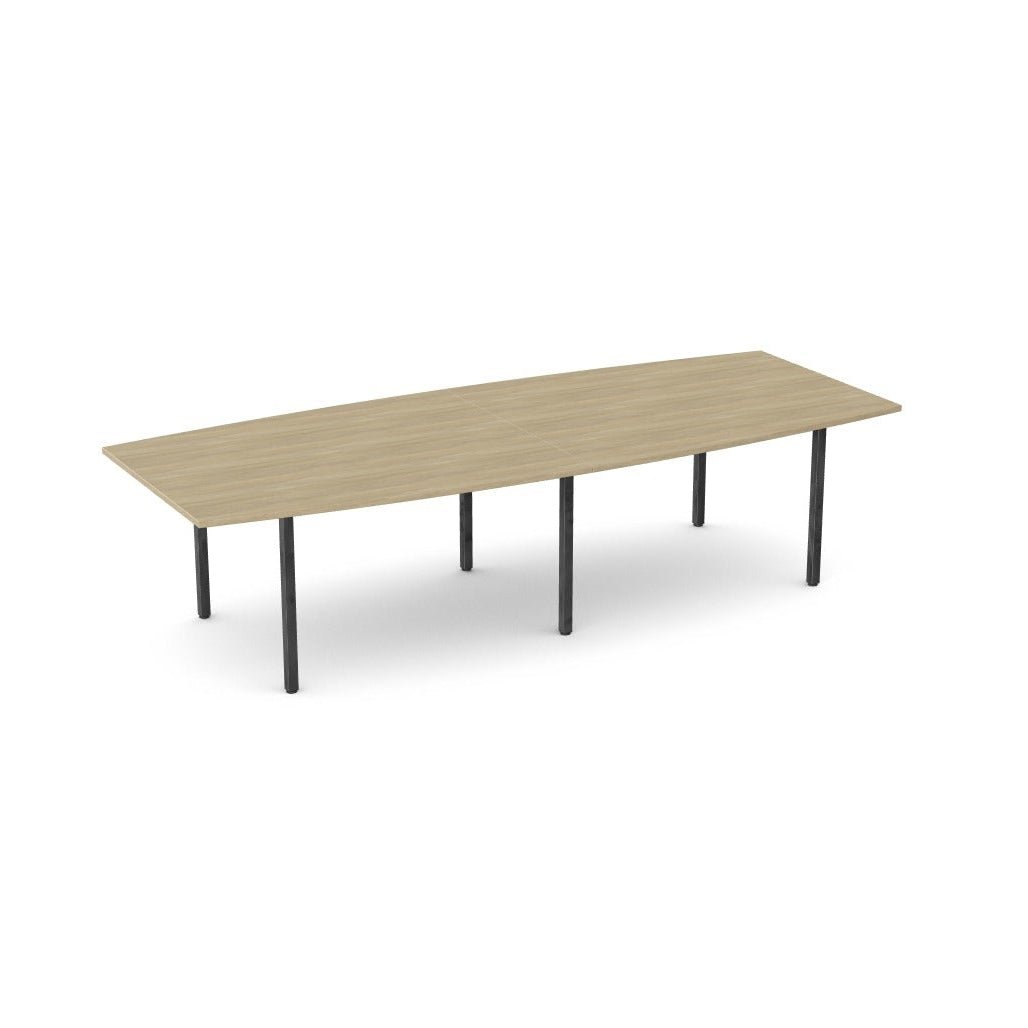 Office Meeting Boardroom Table C-Sense 2 Piece CurvedMeeting Table