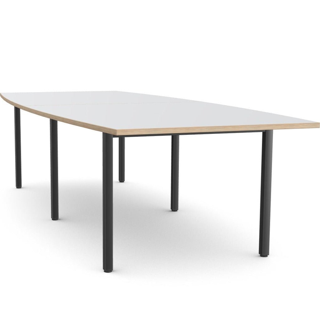 Office Meeting Boardroom Table C-Sense 2 Piece CurvedMeeting Table