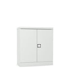 fast delivery stationery two door cupboard self assembly white