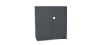 Silverline Kontrax Office Stationery 2 door Cupboard 1 Shelf 102cm CUEC4AGS-graphite