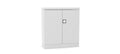 Silverline Kontrax Office Stationery 2 door Cupboard 1 Shelf 102cm CUEC4AGS-grey goose