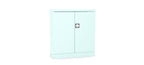 Silverline Kontrax Office Stationery 2 door Cupboard 1 Shelf 102cm CUEC4AGS-Peppermint