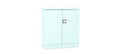 Silverline Kontrax Office Stationery 2 door Cupboard 1 Shelf 102cm CUEC4AGS-Peppermint