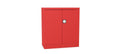 Silverline Kontrax Office Stationery 2 door Cupboard 1 Shelf 102cm CUEC4AGS-red