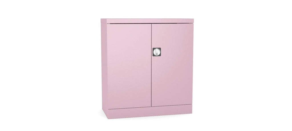 Silverline Kontrax Office Stationery 2 door Cupboard 1 Shelf 102cm CUEC4AGS-violet