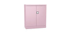 Silverline Kontrax Office Stationery 2 door Cupboard 1 Shelf 102cm CUEC4AGS-violet