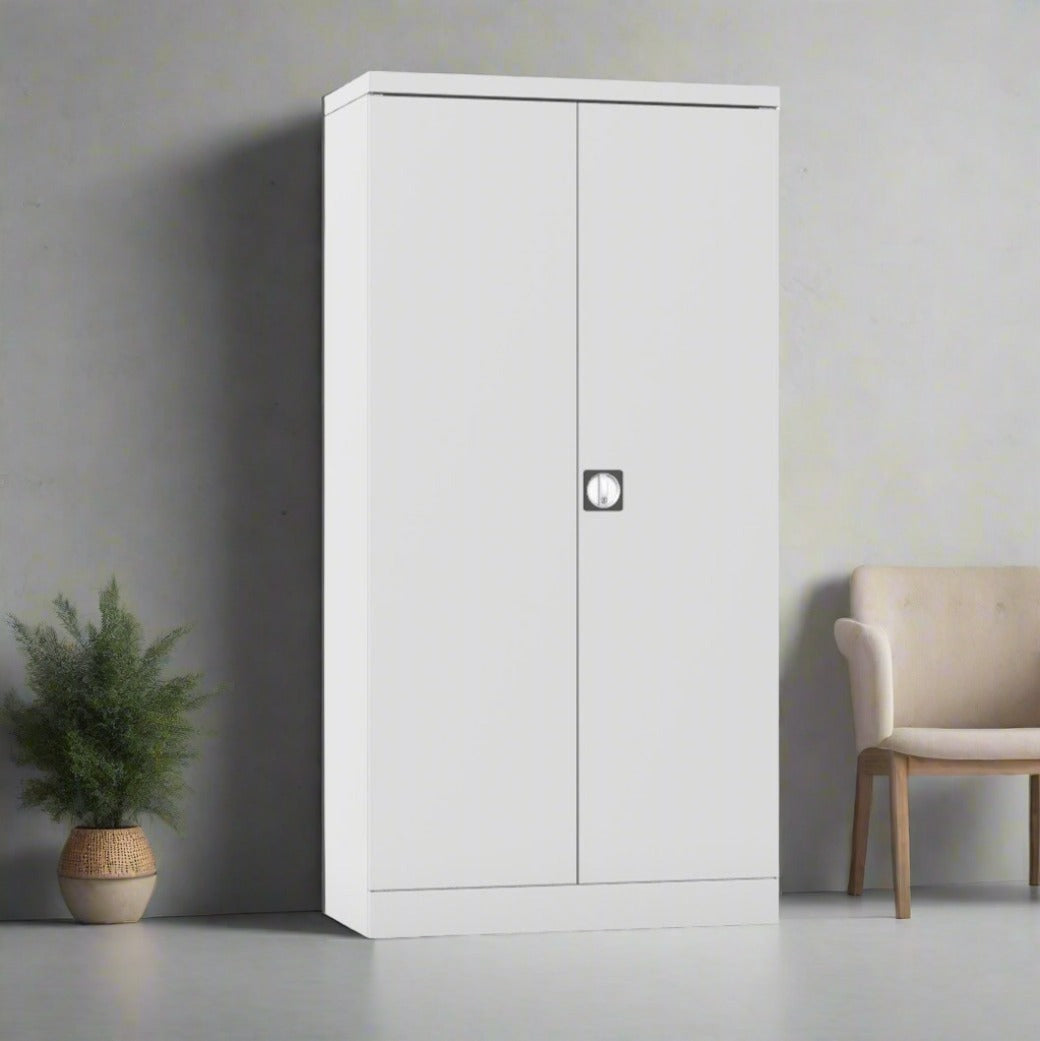 Fast Delivery Flat Pack Kontrax Cupboards with 3 Shelf  183cm CUECND12 6 Office Furniture and Home Remote Working