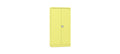 Silverline Kontrax Office Stationery 2 door Tall  Cupboard 3 Shelf 183cm  CUEC7AGS-chlorophyll
