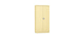 Silverline Kontrax Office Stationery 2 door Tall  Cupboard 3 Shelf 183cm  CUEC7AGS-green beige