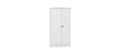 Silverline Kontrax Office Stationery 2 door Tall  Cupboard 3 Shelf 183cm CUEC7AGS-grey light